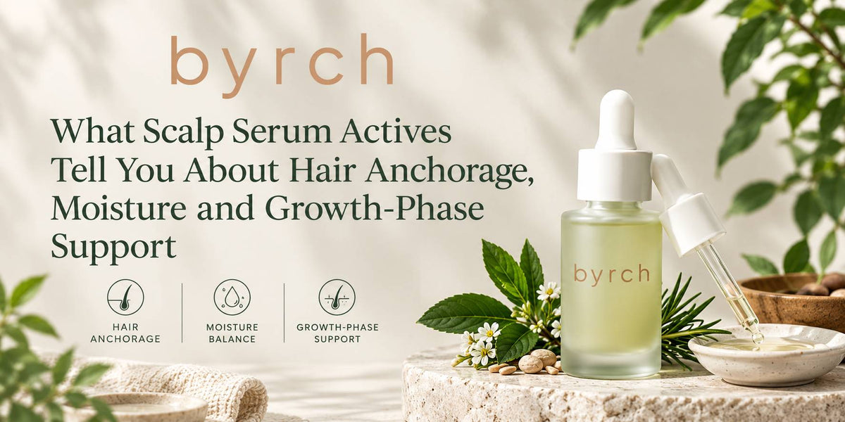 What Scalp Serum Actives Tell You About Hair Anchorage, Moisture and Growth-Phase Support